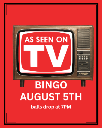 AS SEEN ON TV BINGO!!